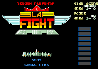 Заставка игры Slap Fight MD